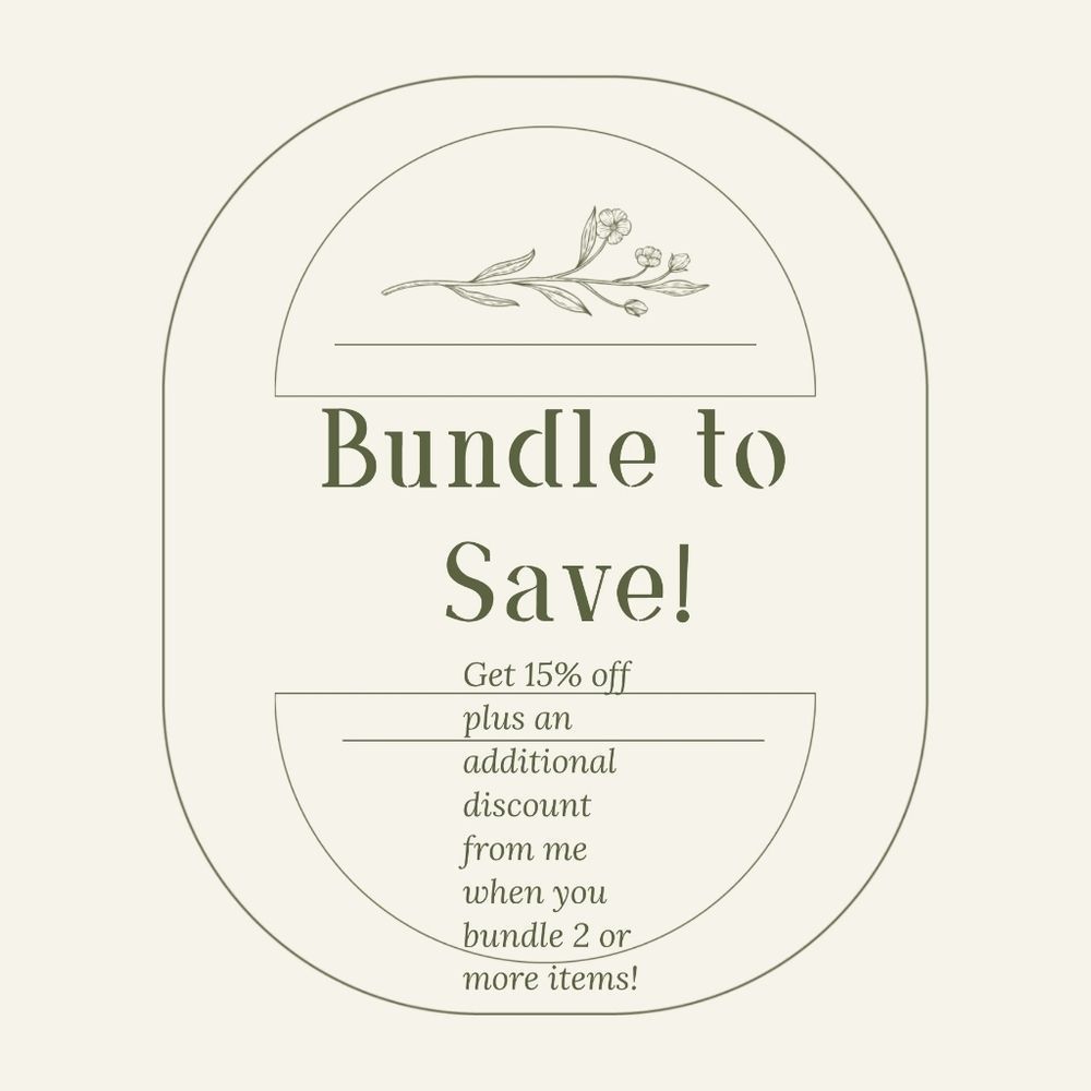 Bundle 2 or more of my closet or Botique items to save over 15% !